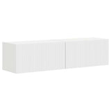 TV Wall Cabinet 2 pcs White 60 x 31 x 29.5 cm Engineered Wood