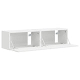 TV Wall Cabinet 2 pcs White 60 x 31 x 29.5 cm Engineered Wood