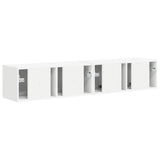 TV Wall Cabinet 2 pcs White 78.5 x 31 x 29.5 cm Engineered Wood