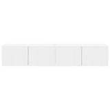 TV Wall Cabinet 2 pcs White 78.5 x 31 x 29.5 cm Engineered Wood