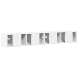 TV Wall Cabinet 2 pcs White 98 x 31 x 29.5 cm Engineered Wood