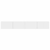 TV Wall Cabinet 2 pcs White 98 x 31 x 29.5 cm Engineered Wood