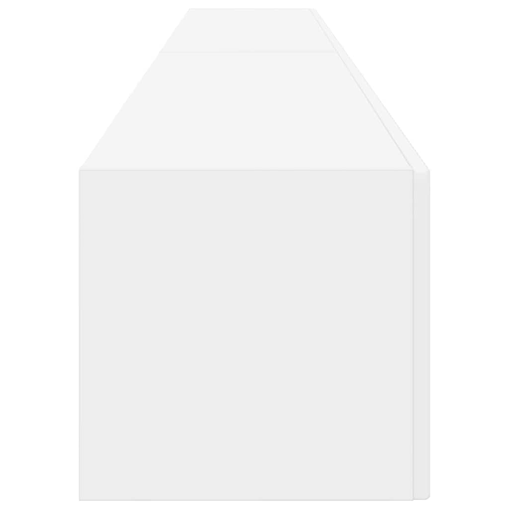 TV Wall Cabinet 2 pcs White 98 x 31 x 29.5 cm Engineered Wood