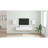 TV Wall Cabinet 2 pcs White 30 x 31 x 40 cm Engineered Wood