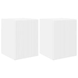 TV Wall Cabinet 2 pcs White 30 x 31 x 40 cm Engineered Wood