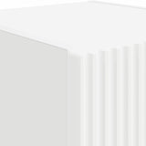 TV Wall Cabinet 2 pcs White Engineered Wood
