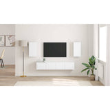 TV Wall Cabinet 2 pcs White 30 x 31 x 60 cm Engineered Wood