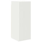 TV Wall Cabinet 2 pcs White Engineered Wood