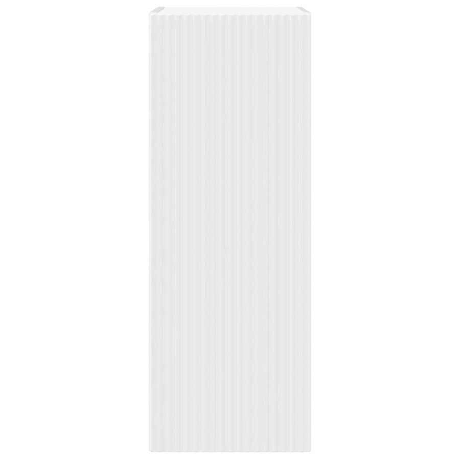 TV Wall Cabinet 2 pcs White Engineered Wood