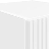 TV Wall Cabinet 2 pcs White Engineered Wood
