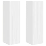 TV Wall Cabinet 2 pcs White 30 x 31 x 100 cm Engineered Wood