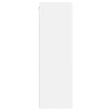 TV Wall Cabinet 2 pcs White 30 x 31 x 100 cm Engineered Wood - Low Angle