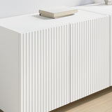 TV Wall Cabinet 2 pcs White 59,5 x 31 x 40 cm Engineered Wood
