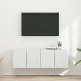 TV Wall Cabinet 2 pcs White 59,5 x 31 x 40 cm Engineered Wood