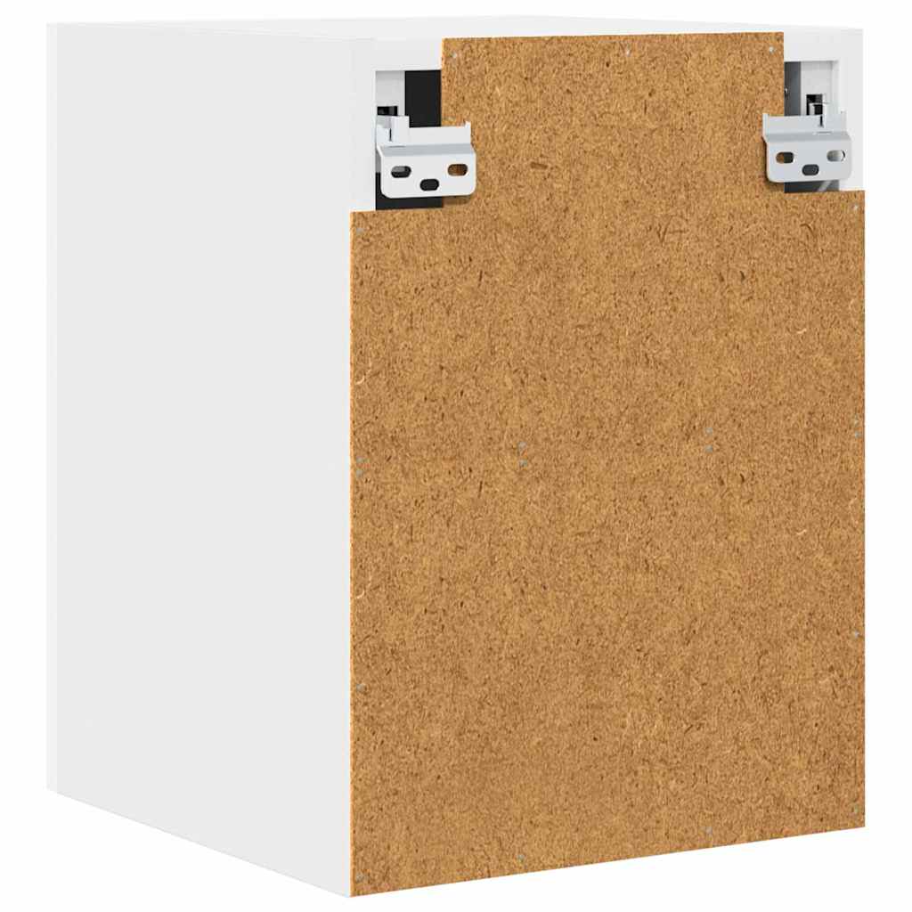 Hanging Cabinet with Door White 30 x 31 x 40 cm Engineered Wood