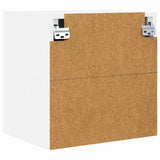 Hanging Cabinet Riga White 40 x 31 x 40 cm Engineered Wood - Low Angle