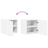 Hanging Cabinet Riga White 40 x 31 x 40 cm Engineered Wood - Extra Image