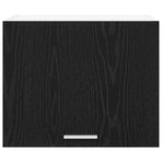 Hanging Cabinet Black Oak and White 50 x 31 x 40 cm