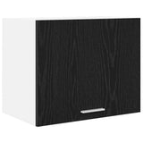 Hanging Cabinet 2 pcs Black Oak and White 50 x 31 x 40 cm