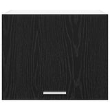 Hanging Cabinet 2 pcs Black Oak and White 50 x 31 x 40 cm
