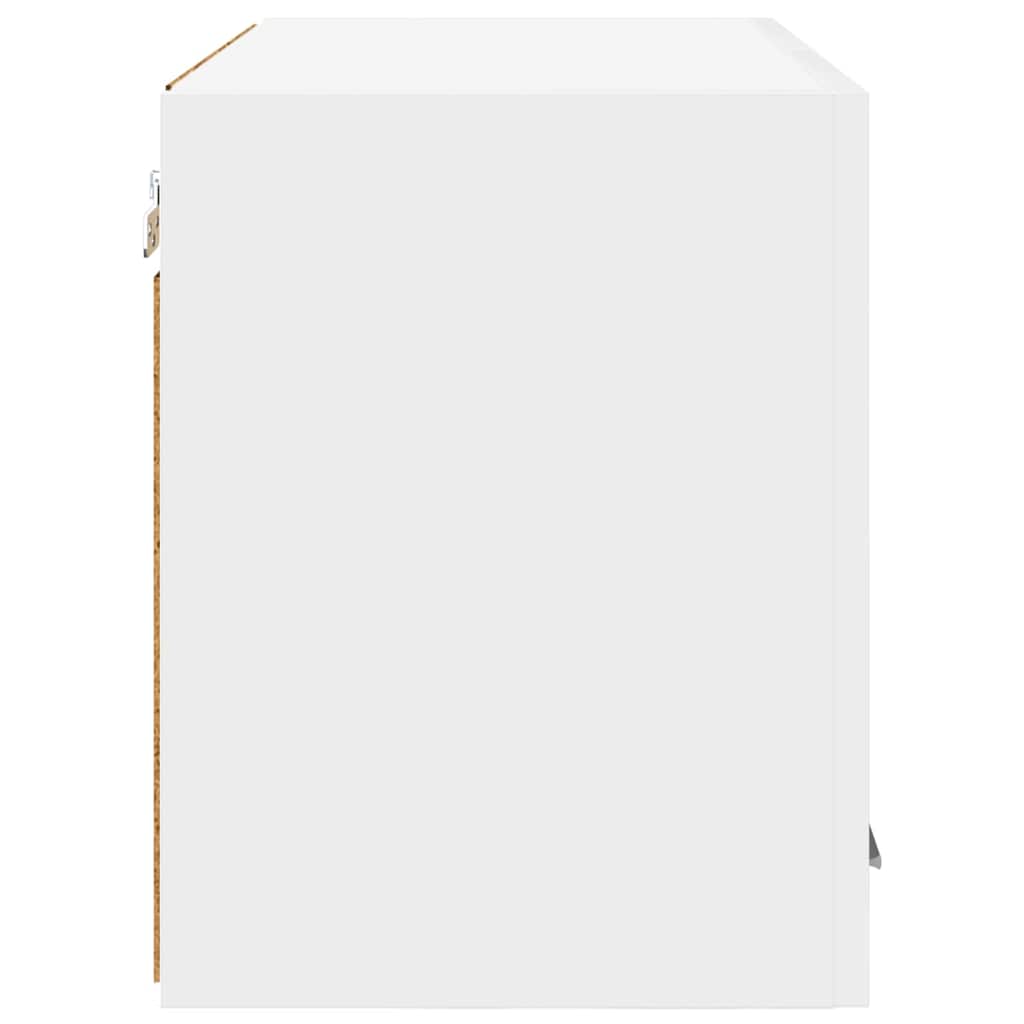 Hanging Cabinet with Door White 60 x 31 x 40 cm Engineered Wood