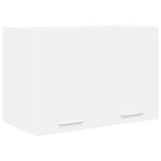 Hanging Cabinet 2 pcs White Engineered Wood
