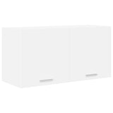 Hanging Cabinet Riga White 80 x 31 x 40 cm Engineered Wood - Front View