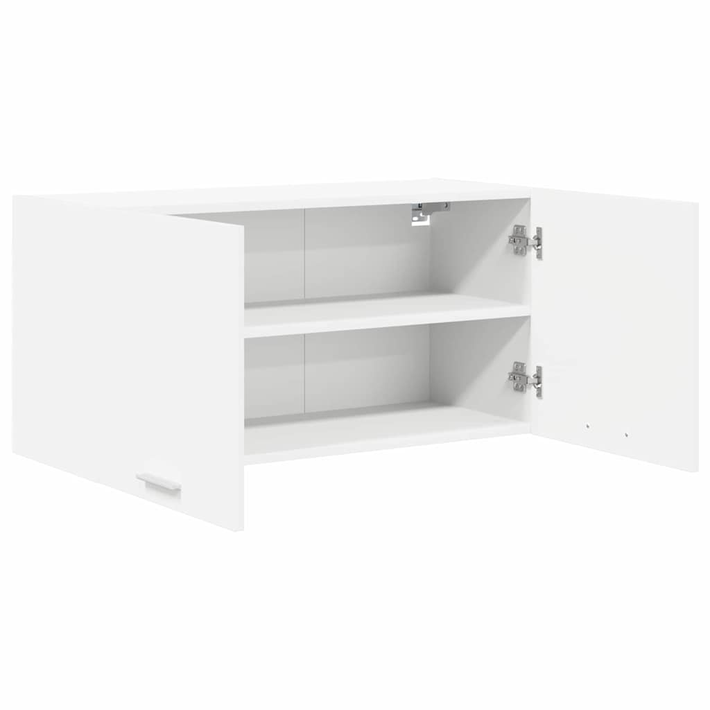 Hanging Cabinet with Door White 80 x 31 x 40 cm Engineered Wood