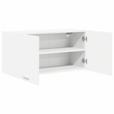 Hanging Cabinet Riga White 80 x 31 x 40 cm Engineered Wood - 45-Degree Angle