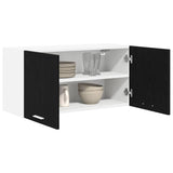 Hanging Cabinet Black Oak 80 x 31 x 40 cm Engineered Wood
