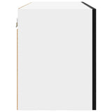 Hanging Cabinet Riga Black Oak 80 x 31 x 40 cm Engineered Wood - Close-Up Angle