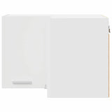 Hanging Cabinet Riga White 57 x 57 x 40 cm Engineered Wood - Rear View