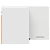 Hanging Cabinet Riga White 57 x 57 x 40 cm Engineered Wood - Close-Up Angle