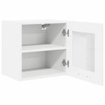 Hanging Cabinet 2 pcs White Engineered Wood