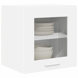 Hanging Cabinet with Shelf Riga 2 pcs White 40 x 31 x 40 cm - Side View
