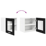 Hanging Cabinet Riga Black Oak 40 x 31 x 40 cm Engineered Wood - Extra Image