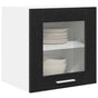 Hanging Cabinet 2 pcs Black Oak Engineered Wood