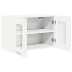 Hanging Cabinet 2 pcs White Engineered Wood
