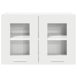 Hanging Cabinet with Shelf Riga 2 pcs White 60 x 31 x 40 cm - Close-Up Angle