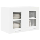 Hanging Cabinet with Shelf Riga 2 pcs White 60 x 31 x 40 cm - Side View
