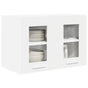 Hanging Cabinet 2 pcs White Engineered Wood