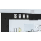 Hanging Cabinet Black Oak 60 x 31 x 40 cm Engineered Wood