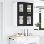 Hanging Cabinet Black Oak 60 x 31 x 40 cm Engineered Wood
