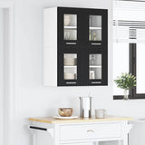 Hanging Cabinet Riga Black Oak 60 x 31 x 40 cm Engineered Wood - Top-Down View