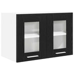 Hanging Cabinet Black Oak 60 x 31 x 40 cm Engineered Wood