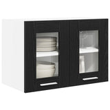 Hanging Cabinet Black Oak 60 x 31 x 40 cm Engineered Wood