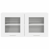 Hanging Cabinet Riga White 80 x 31 x 40 cm Engineered Wood - Rear View