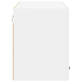 Hanging Cabinet Riga White 80 x 31 x 40 cm Engineered Wood - Close-Up Angle