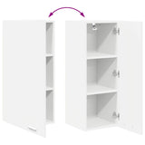 Hanging Cabinet Riga White 30 x 31 x 80 cm Engineered Wood - Extra Image
