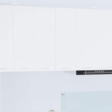 Hanging Cabinet with Shelf Riga 2 pcs White 30 x 31 x 80 cm
